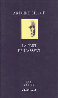 Produktbild: La part de l'absent