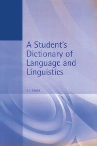 Produktbild: A Student's Dictionary of Language and Linguistics