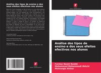 Produktbild: An&aacute;lise dos tipos de ensino e dos seus efeitos efectivos nos alunos
