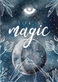 Produktbild: Moon Collection / Notizbuch, Bullet Journal, Journal, Planer, Tagebuch "Life is Magic"