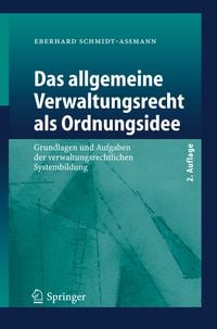 Produktbild: Das allgemeine Verwaltungsrecht als Ordnungsidee