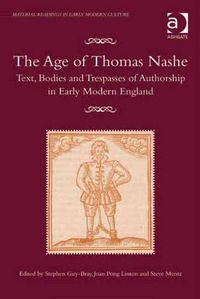 Produktbild: Guy-Bray, P: The Age of Thomas Nashe