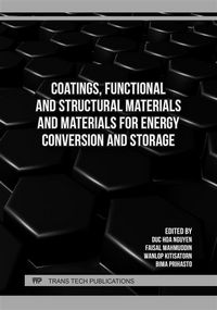 Produktbild: Coatings, Functional and Structural Materials and Materials for Energy Conversion and Storage