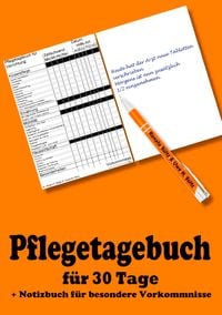 Produktbild: Pflegetagebuch f&uuml;r 30 Tage - inkl. Notizbuch