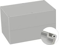 Produktbild: TRU COMPONENTS TC-9065716 Industrie-Geh&auml;use 250 x 160 x 150 ABS Lichtgrau (RAL 7035) 1St.