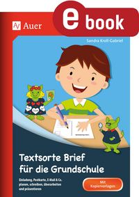 Produktbild: Textsorte Brief f&uuml;r die Grundschule