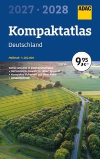 Produktbild: ADAC Kompaktatlas 2027/2028 Deutschland 1:250.000