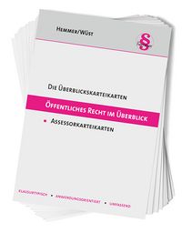 Produktbild: &Uuml;berblickskarteikarten Assessor: &Ouml;ffentliches Recht im &Uuml;berblick