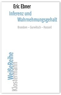 Produktbild: Inferenz und Wahrnehmungsgehalt