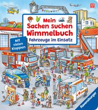 Produktbild: Mein Sachen suchen Wimmelbuch: Fahrzeuge im Einsatz