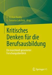 Produktbild: Kritisches Denken f&uuml;r die Berufsausbildung