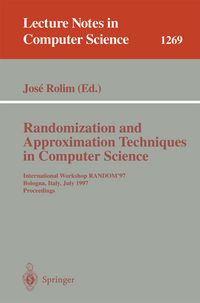 Produktbild: Randomization and Approximation Techniques in Computer Science