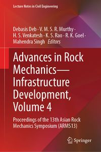Produktbild: Advances in Rock Mechanics&mdash;Infrastructure Development, Volume 4