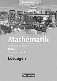 Produktbild: Mathematik Grundkurs ma-1 - Qualifikationsphase - L&ouml;sungen zum Sch&uuml;lerbuch