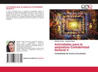 Produktbild: Actividades para la asignatura Contabilidad General II