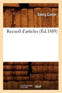 Produktbild: Recueil d'articles (&Eacute;d.1889)