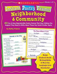 Produktbild: Instant Poetry Frames: Neighborhood & Community: Grades 1-3