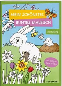 Produktbild: Mein sch&ouml;nstes buntes Malbuch. Im Fr&uuml;hling