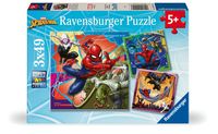Produktbild: Kinderpuzzle 3x49 Teile - Marvel Spider-Man