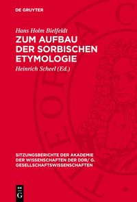 Produktbild: Zum Aufbau der sorbischen Etymologie