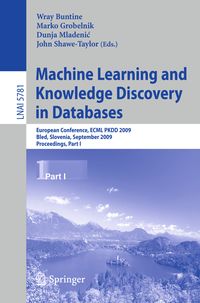 Produktbild: Machine Learning and Knowledge Discovery in Databases