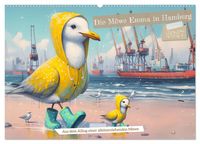 Produktbild: Die M&ouml;we Emma in Hamburg (Wandkalender 2027 DIN A2 quer), CALVENDO Monatskalender