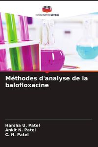 Produktbild: M&eacute;thodes d'analyse de la balofloxacine