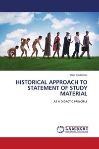 Produktbild: Historical Approach To Statement Of Study Material