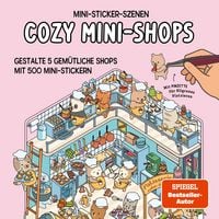 Produktbild: Mini-Sticker-Szenen - Cozy Mini-Shops I 3D-Sticker