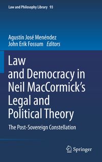 Produktbild: Law and Democracy in Neil MacCormick's Legal and Political Theory