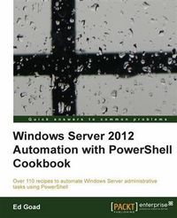 Produktbild: Windows Server 2012 Automation with PowerShell Cookbook