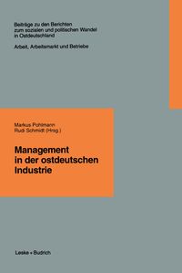 Produktbild: Management in der ostdeutschen Industrie