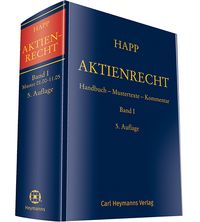 Produktbild: Aktienrecht Band I