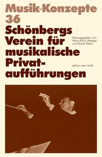 Produktbild: Sch&ouml;nbergs Verein f&uuml;r musikalische Privatauff&uuml;hrungen