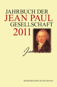 Produktbild: Jahrbuch der Jean-Paul-Gesellschaft