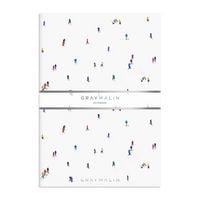 Produktbild: Gray Malin the Skiers A5 Notebook
