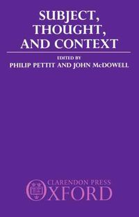 Produktbild: Subject, Thought, and Context
