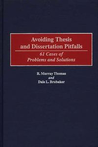 Produktbild: Avoiding Thesis and Dissertation Pitfalls