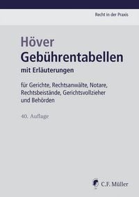Produktbild: Geb&uuml;hrentabellen