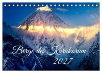 Produktbild: Berge des Karakorum (Tischkalender 2027 DIN A5 quer), CALVENDO Monatskalender
