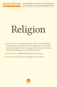 Produktbild: Aufkl&auml;rung, Band 21: Religion