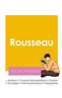 Produktbild: R&eacute;ussir son Bac de philosophie 2026 : Analyse du philosophe Jean-Jacques Rousseau