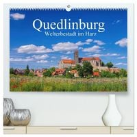 Produktbild: Quedlinburg - Welterbestadt im Harz (hochwertiger Premium Wandkalender 2026 DIN A2 quer), Kunstdruck in Hochglanz