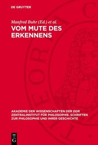 Produktbild: Vom Mute des Erkennens
