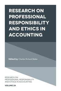 Produktbild: Research on Professional Responsibility and Ethics in Accounting