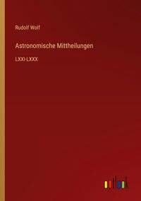 Produktbild: Astronomische Mittheilungen