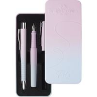 Produktbild: Faber-Castell Geschenkset F&uuml;ller + Kugelschreiber Poly Ball Pen blushing sky