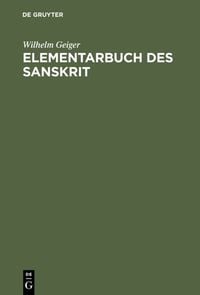 Produktbild: Elementarbuch des Sanskrit