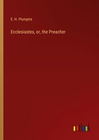 Produktbild: Ecclesiastes, or, the Preacher