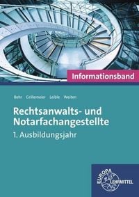 Produktbild: Behr, A: Rechtsanwalts- u. Notarfachangestellte, Infoband